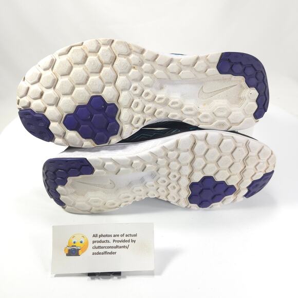 Nike FS Lite Run 3 Athletic Lace Up Shoe Womens Size 8 844670-001 Black Green - Picture 9 of 9